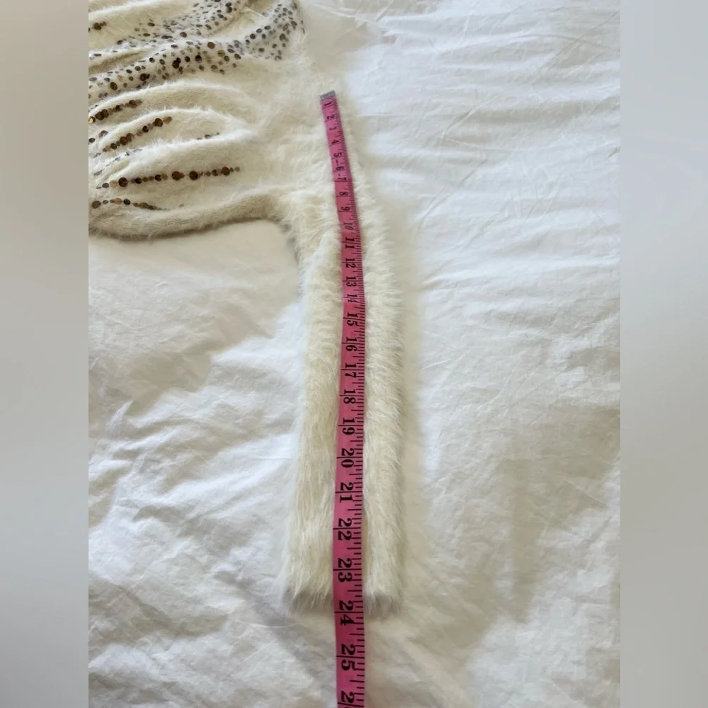 Anthropologie Knitted & Knotted | Women’s SZ XS | Soiree Cardigan Wool Sparkle - Picture 10 of 10